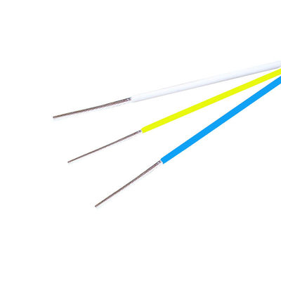 Hoogtemperatuur zilvergeplatte koperen PFA-geïsoleerde draad met meerdere AWG-groottes AC600V en 1-5 kernopties