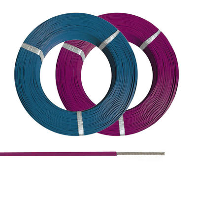 Hoogtemperatuur zilvergeplatte koperen PFA-geïsoleerde draad met meerdere AWG-groottes AC600V en 1-5 kernopties