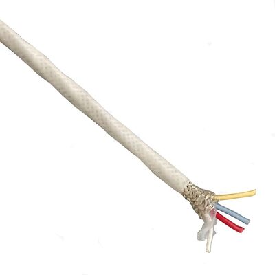 4-aderige gefluoreerde kunststof afgeschermde kabel met verzilverde gevlochten FEP PFA PTFE isolatie