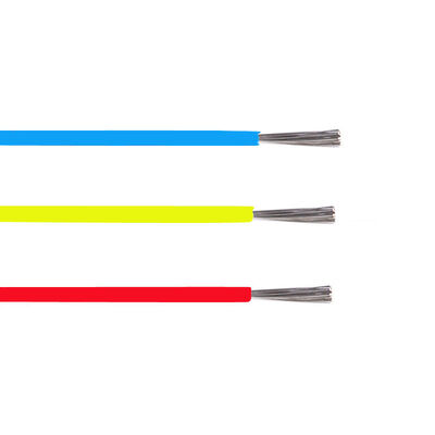 4-aderige gefluoreerde kunststof afgeschermde kabel met verzilverde gevlochten FEP PFA PTFE isolatie