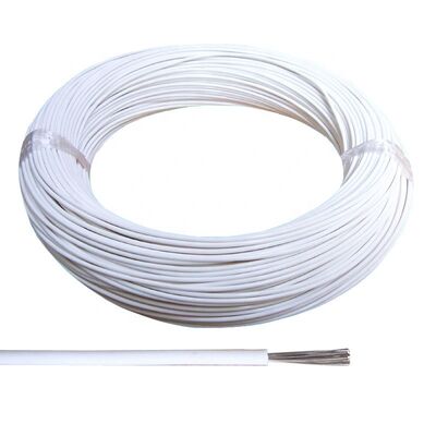 4-aderige gefluoreerde kunststof afgeschermde kabel met verzilverde gevlochten FEP PFA PTFE isolatie