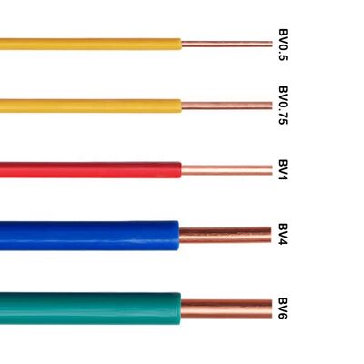 BV Vaste elektrische bedrading met harde kern, huisdraad met PVC-coating