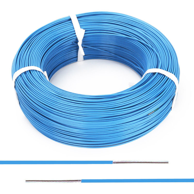 Blauwe Kleur PFA Geïsoleerde Wires16 18 de Draaddraad Op hoge temperatuur van de 14 Maat Stevige Kern